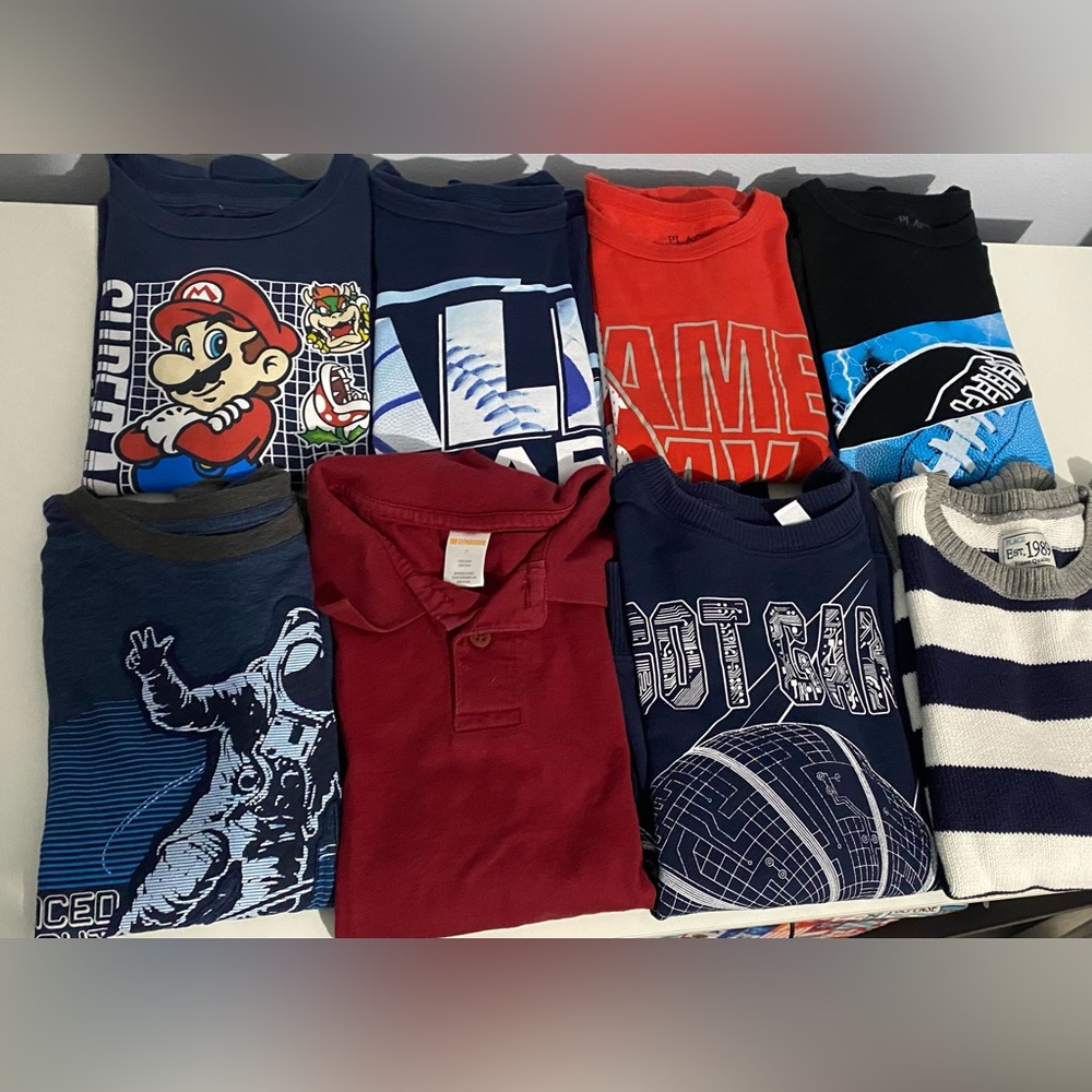 Boy's Long sleeve tops lot size 7/8